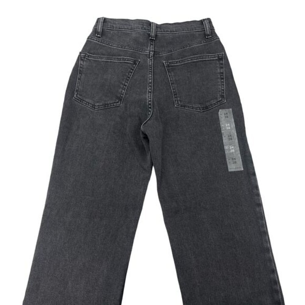 NWT SILVER JEANS Highly Desirable Slim Straight Jean Sz 24 Black - Picture 6 of 6